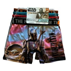 Star Wars the Mandalorian athletic boxer brief for boys Pack of 4